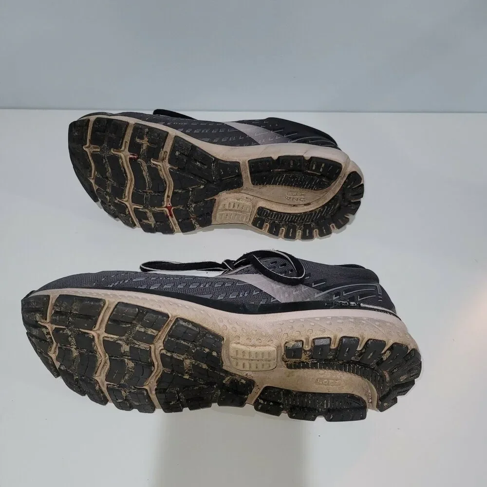 Brooks Women’s Ghost 13, Dark Grey Road Running Shoes, Size 8 Wide.